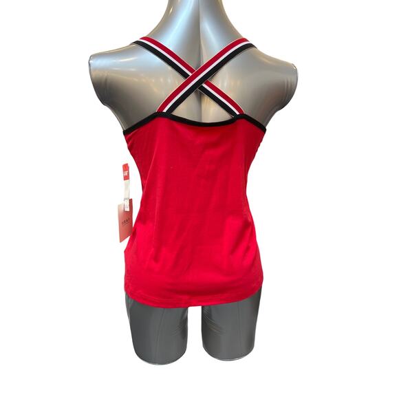 NWT USC Trojans WEAR by Erin Andrews Women's Open Hole Razorback Tank Top Red XS - Picture 2 of 5